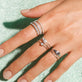 Rose Gold Small Round Diamond Ring