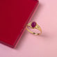 Ruby Bijoux Signet Ring