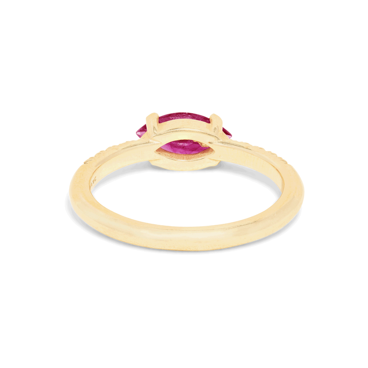 Ruby Luxe Pave Diamond Ring