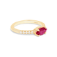 Ruby Luxe Pave Diamond Ring