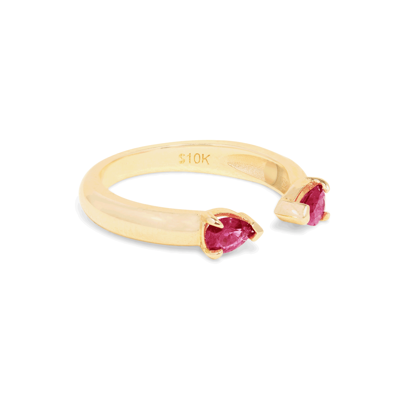 Ruby Pinch Ring – STONE AND STRAND