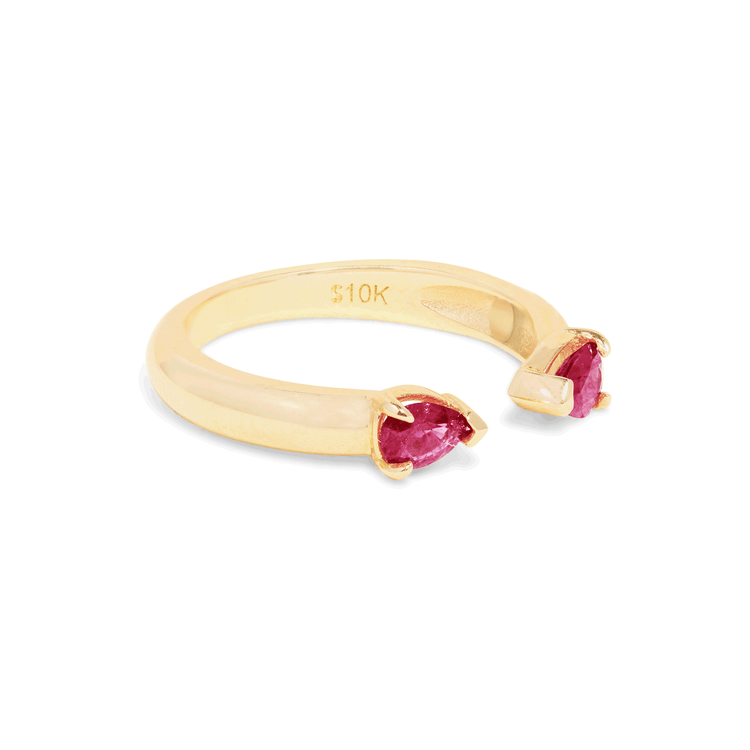Ruby Pinch Ring