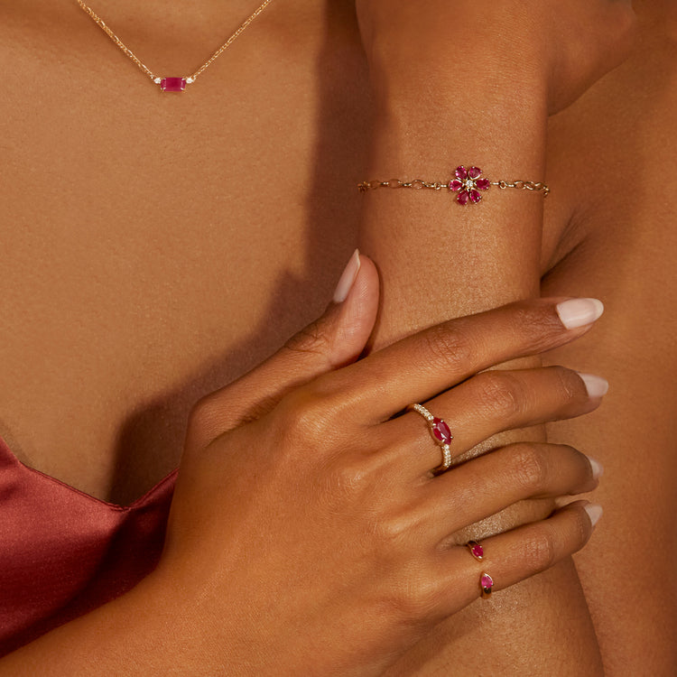 Ruby Rose Bracelet