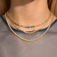 Rainbow Bright Tennis Necklace