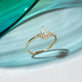 Sapphire Crowned Opal Ring