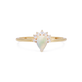 Sapphire Crowned Opal Ring