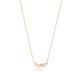 Sapphire Shimmer Cluster Necklace