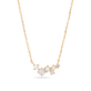 Sapphire Shimmer Cluster Necklace