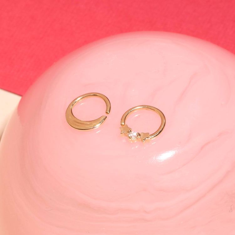 Saturn Fixed Piercing Earring