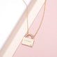 Stone and Strand 10K Yellow Gold Save the Date Necklace Editorial Image
