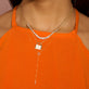 Image of 10K Yellow Gold Save the Date Necklace with Stone and Strand Necklaces