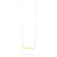 Stone and Strand 14K Yellow Gold Say My Name Script Necklace Image