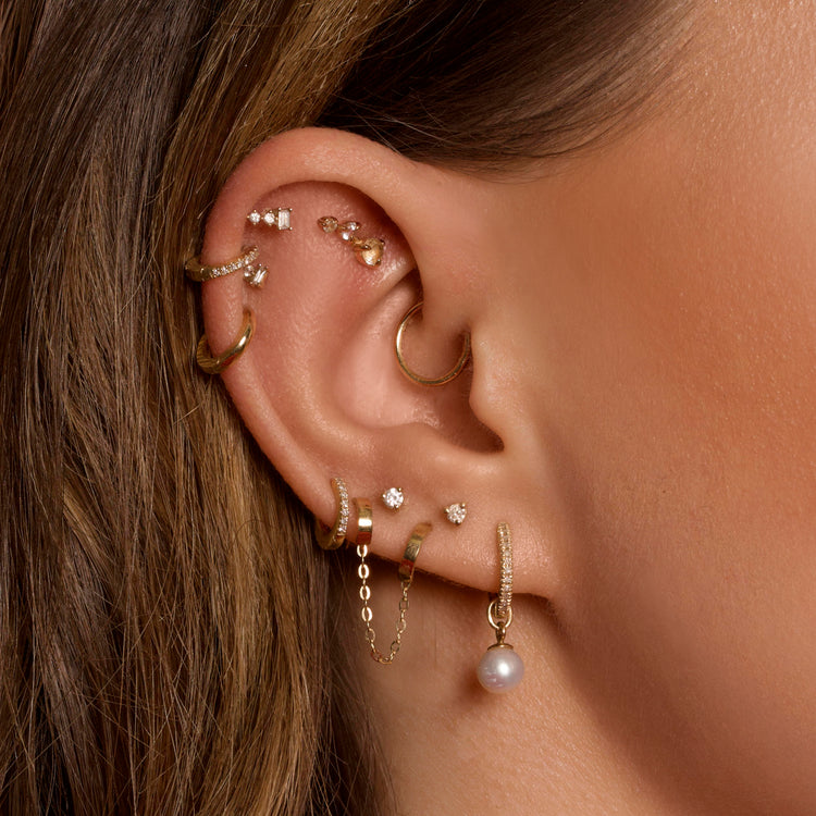 Buy Second Piercing Earrings Designs Online in India | Candere by Kalyan  Jewellers