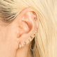 Second Hole Teeny Heart Earring