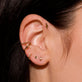 Second Hole Teeny Heart Earring