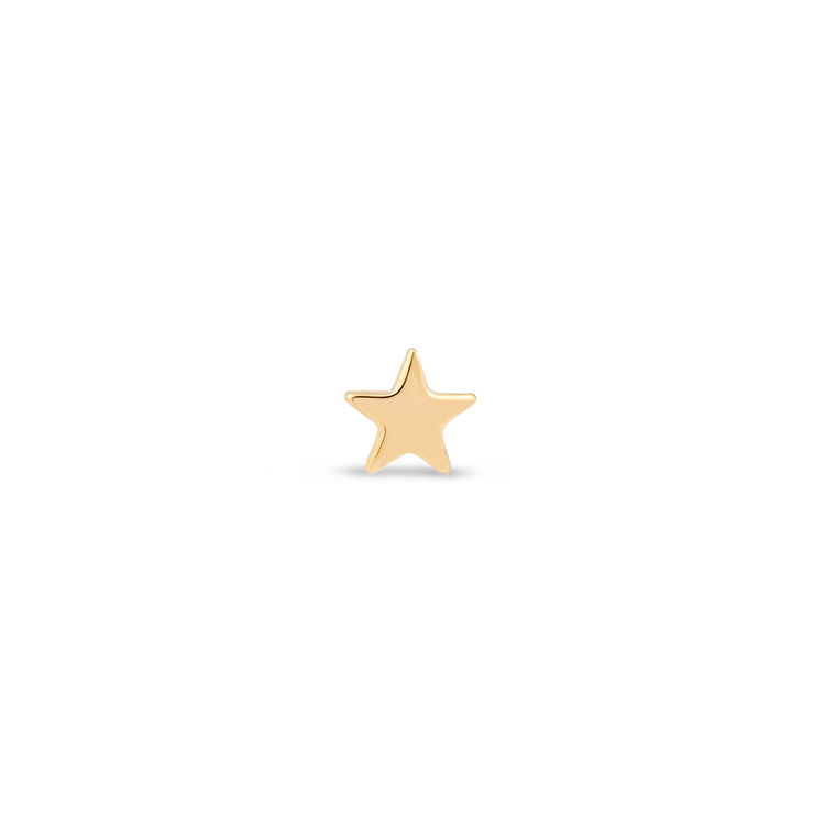 Second Hole Teeny Star Earring