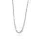 Silver White Topaz Tennis Necklace