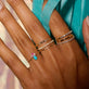 Six Bezel Diamond Band