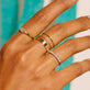 Slim Gold Round Band