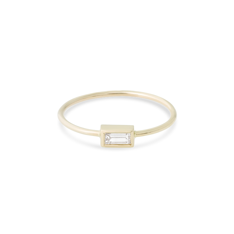 Small Baguette Diamond Ring