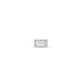 Small Bezel Baguette Diamond Stud