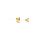 Stone and Strand 10K Yellow Gold Small Diamond Stud Side Image