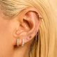 Image of 14K Yellow Gold Small Gold Bead Earring with Stone and Strand Earrings