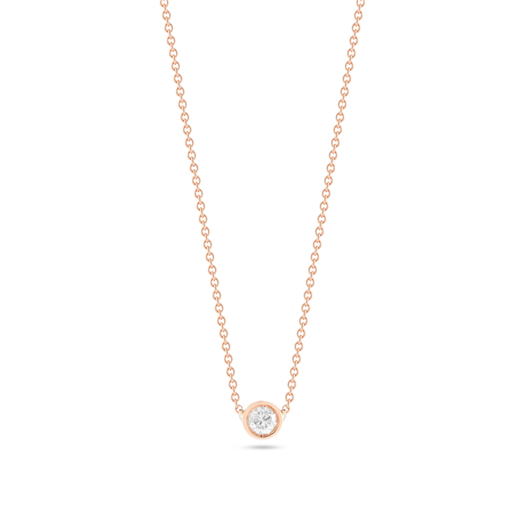 Stone and Strand Small Round Diamond Necklace