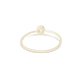 Stone and Strand 10K Yellow Gold Small Round Diamond Ring Rear Image