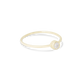 Stone and Strand 10K Yellow Gold Small Round Diamond Ring Side Image