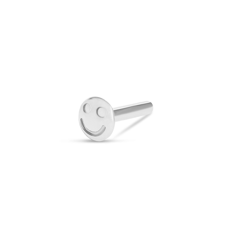 Smiley Threadless Push Pin back