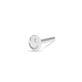 Smiley Threadless Push Pin back