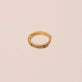 Stone and Strand 14K Yellow Gold Somewhere Over The Rainbow Gemstone Huggie Editorial Image