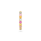 Stone and Strand 14K Yellow Gold Somewhere Over The Rainbow Gemstone Huggie Front Image