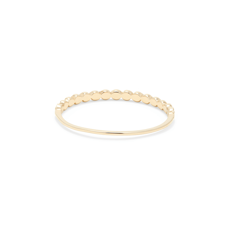 Stone and Strand 10K Yellow Gold Spark Circle Band Rear Image