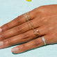 Sparkle Mini Signet Ring