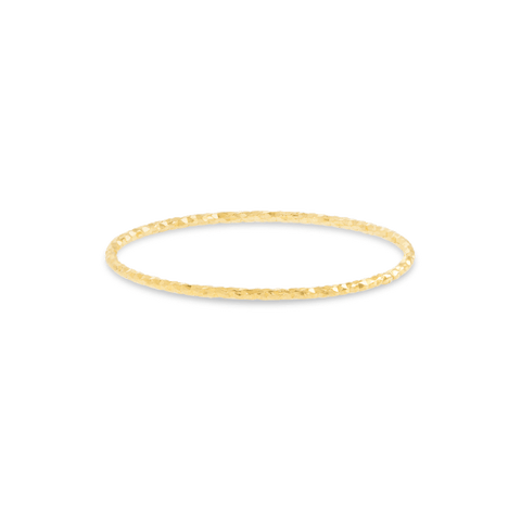 Stone and Strand 14K Yellow Gold Ultra Fine Sparkle Ring Front Image