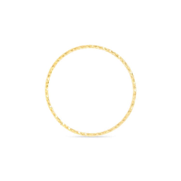 Stone and Strand 14K Yellow Gold Ultra Fine Sparkle Ring Side Image