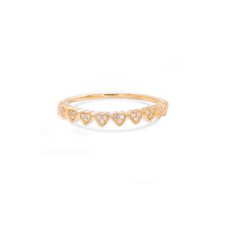 Sparkly Diamond Hearts Band