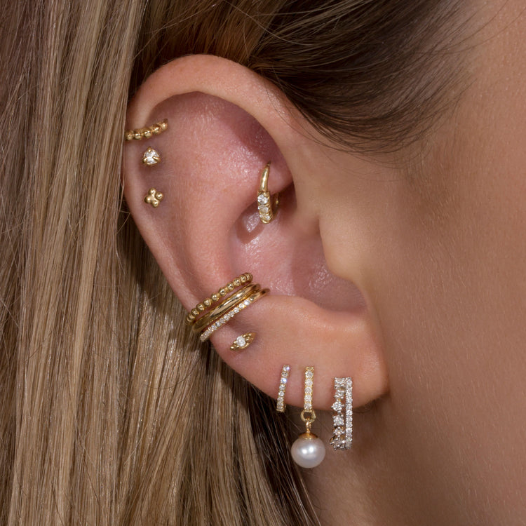 Sparks Fly Diamond Huggies