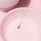 Spell It Out Diamond Initial Dog Tag Necklace