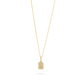 Spell It Out Diamond Initial Dog Tag Necklace