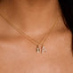 Spell It Out Diamond Initial Dog Tag Necklace