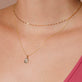 Spell It Out Diamond Initial Dog Tag Necklace