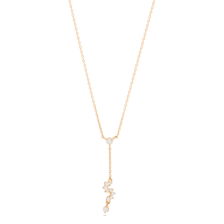 Squiggle Lariat Necklace