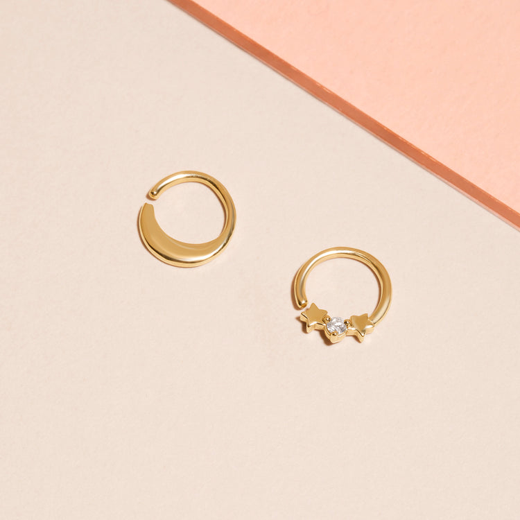 Star Light Fixed Piercing Earring