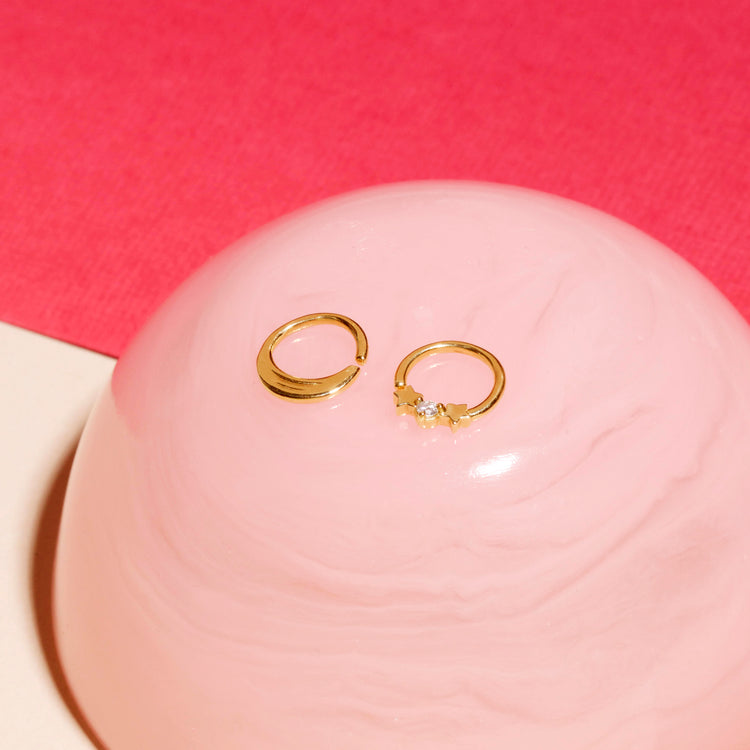 Star Light Fixed Piercing Earring