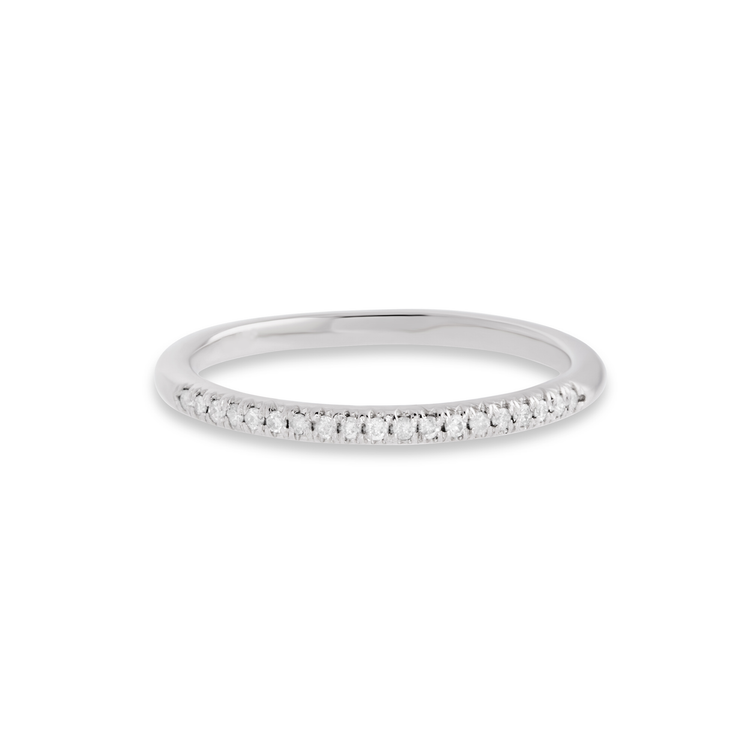 Superfine Diamond and Platinum Band