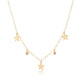 Star and Champagne Sapphire Choker Necklace