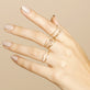 Tiny Princess Diamond Ring